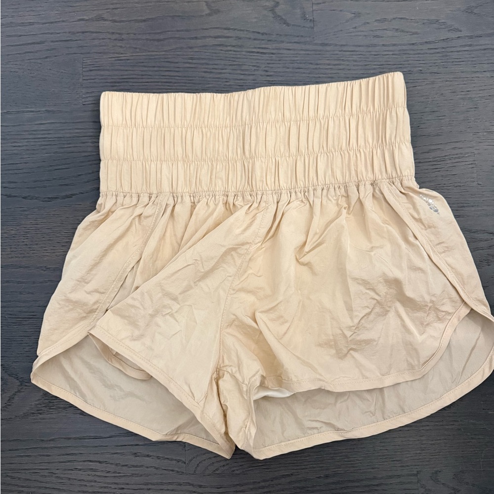 FP Movement by Free People Cream Athletic Shorts
